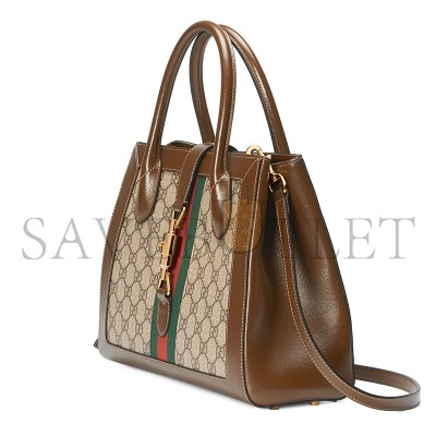 GUCCI MEDIUM TOTE BAG WITH PISTON CLOSUREG 649016 (30*24*12cm)
